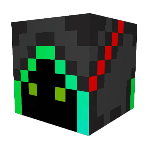 Schattenbote85 Minecraft avatar head, 3D render