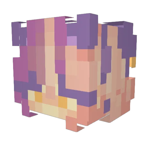 Schatz23 Minecraft avatar head, 3D render