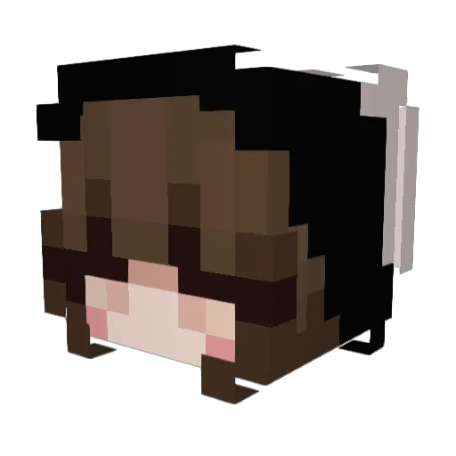 Schatzi0905 Minecraft avatar head, 3D render