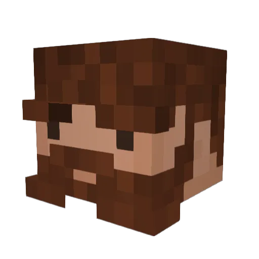 SchauppderG Minecraft avatar head, 3D render