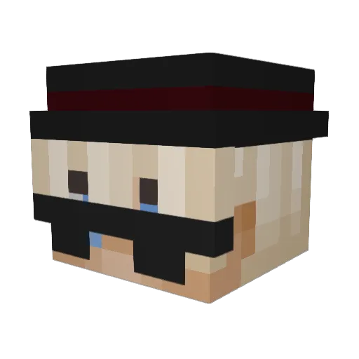 Schbastyyy787 Minecraft avatar head, 3D render