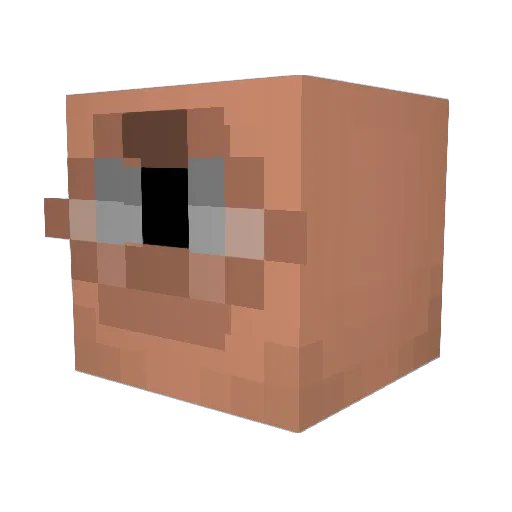 Scheewe Minecraft avatar head, 3D render