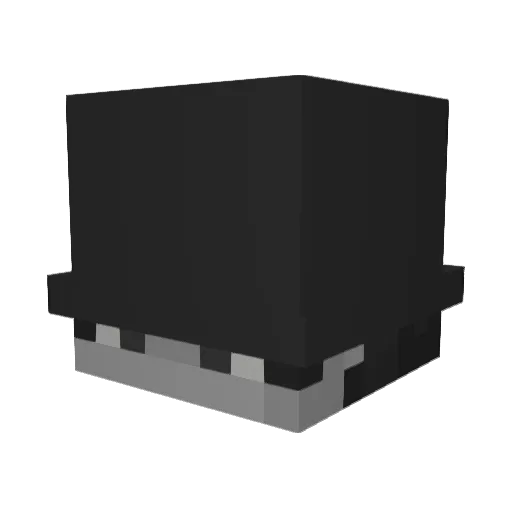 Scheidenpoesie Minecraft avatar head, 3D render