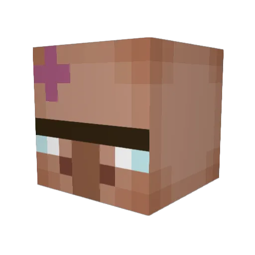 Schele_makreel Minecraft avatar head, 3D render
