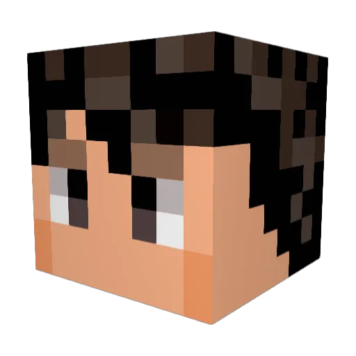 Schepijs Minecraft avatar head, 3D render
