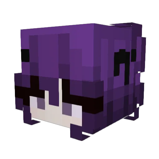 Scherzz_ Minecraft avatar head, 3D render