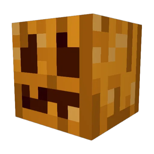 Schimble Minecraft avatar head, 3D render