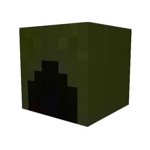 Schimmel01 Minecraft avatar head, 3D render