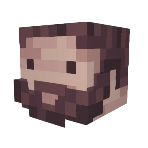 Schinken84 Minecraft avatar head, 3D render