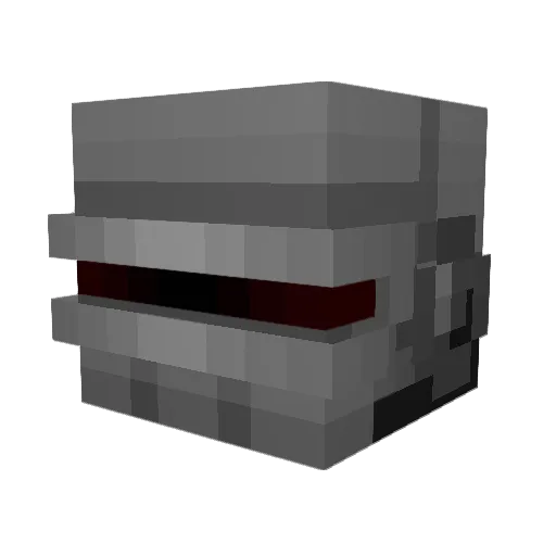 Schism68 Minecraft avatar head, 3D render
