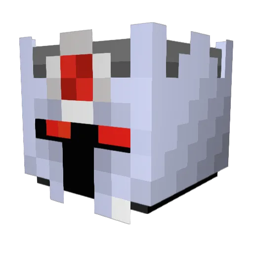 Schizodave Minecraft avatar head, 3D render