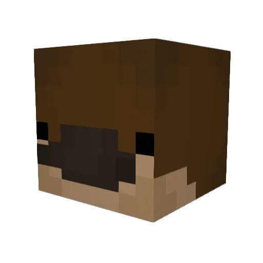 Schlagzeug2345 Minecraft avatar head, 3D render