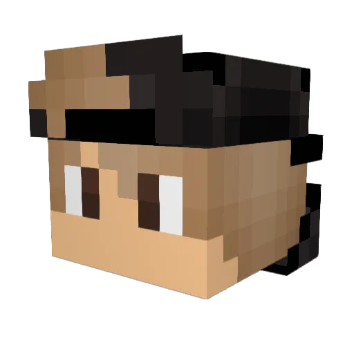 SchlappeSeppel24 Minecraft avatar head, 3D render