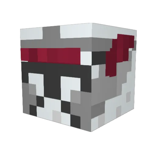 Schlauch01 Minecraft avatar head, 3D render