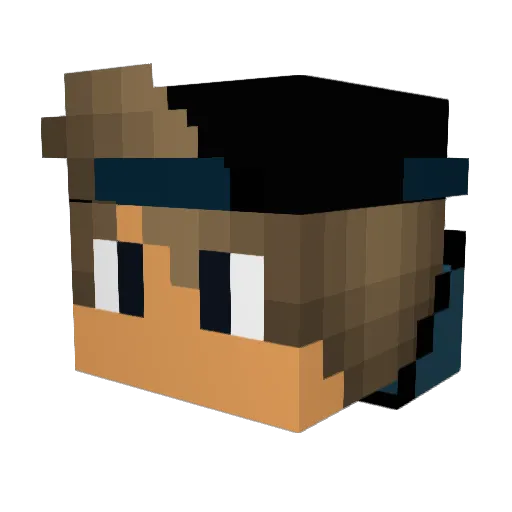 Schlechti001 Minecraft avatar head, 3D render