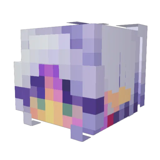 Schleepier Minecraft avatar head, 3D render