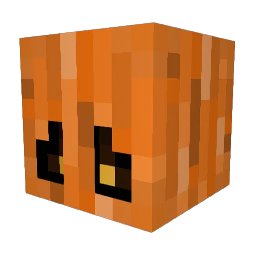 Schleichender Minecraft avatar head, 3D render
