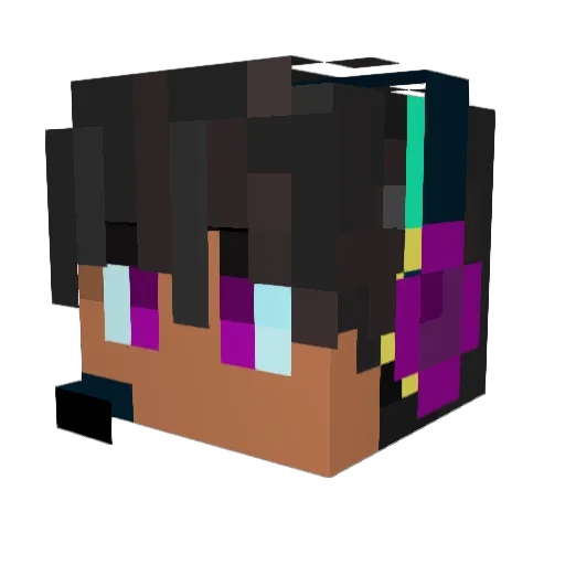 Schleife4tw Minecraft avatar head, 3D render