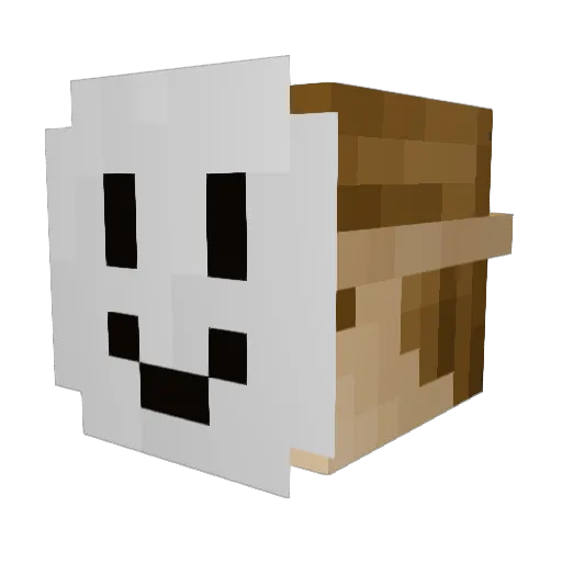 SchleimPirat Minecraft avatar head, 3D render