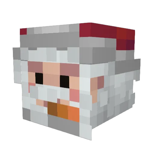 Schlenko Minecraft avatar head, 3D render