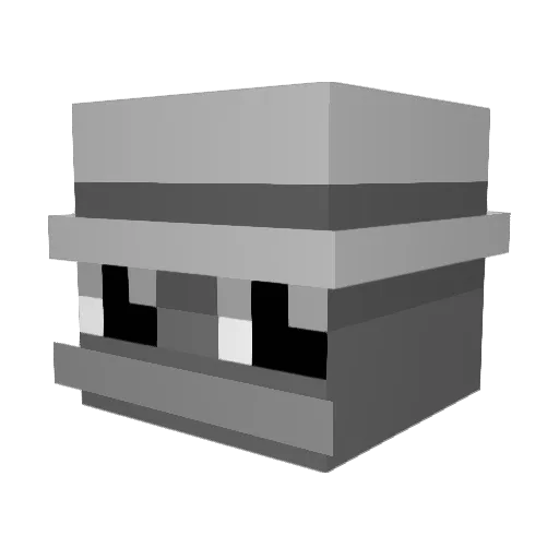 Schlenner999 Minecraft avatar head, 3D render