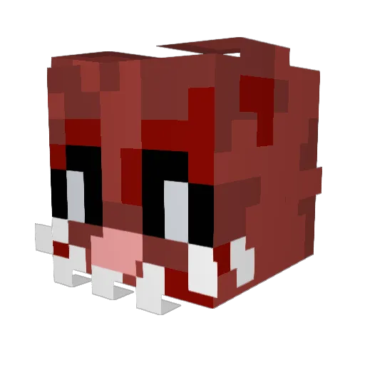 Schlumpy621 Minecraft avatar head, 3D render