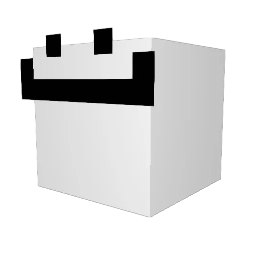SchmarotzerLP Minecraft avatar head, 3D render