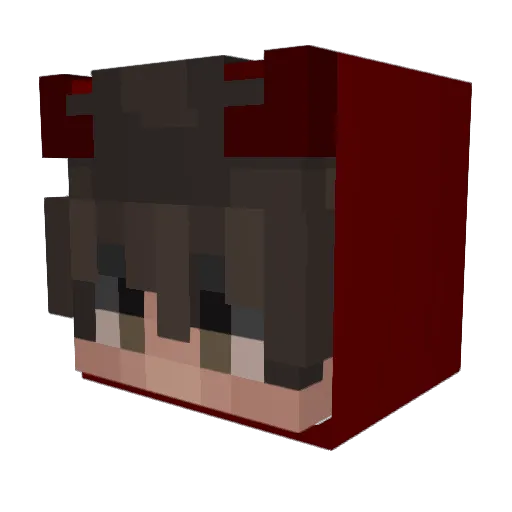 Schmau12 Minecraft avatar head, 3D render