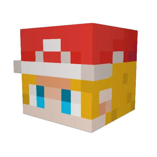 Schmiddi_015 Minecraft avatar head, 3D render