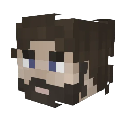 Schmidtiiii_ Minecraft avatar head, 3D render