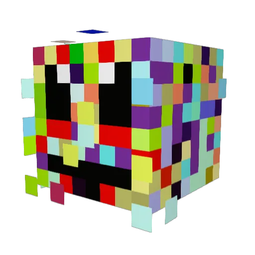 Schmitz117 Minecraft avatar head, 3D render
