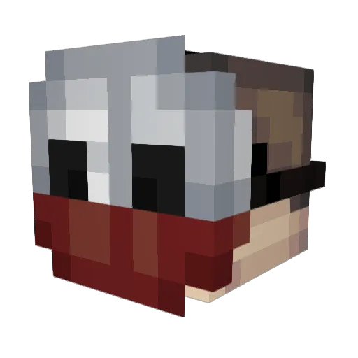 Schmizzle01 Minecraft avatar head, 3D render