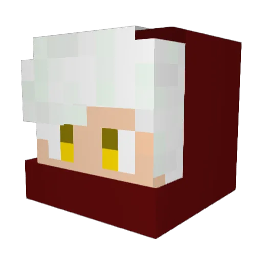 Schmoke112 Minecraft avatar head, 3D render