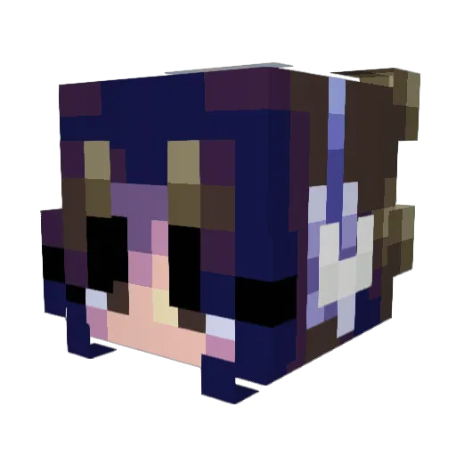 Schmontagne Minecraft avatar head, 3D render