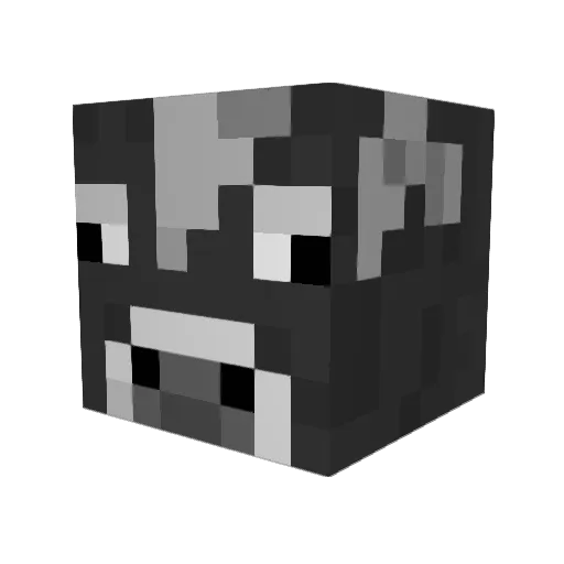 SchmooVT Minecraft avatar head, 3D render
