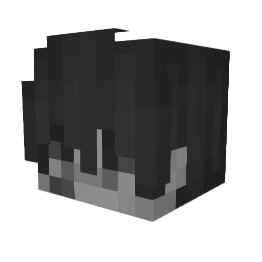 Schmorzel Minecraft avatar head, 3D render