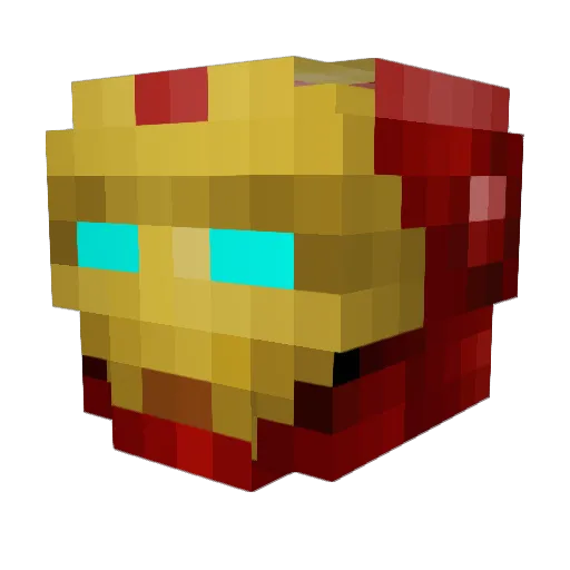 Schmufixx Minecraft avatar head, 3D render