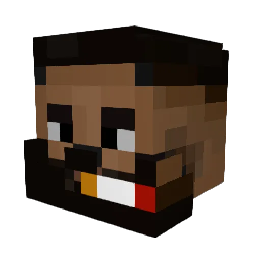 SchnappiMappi Minecraft avatar head, 3D render