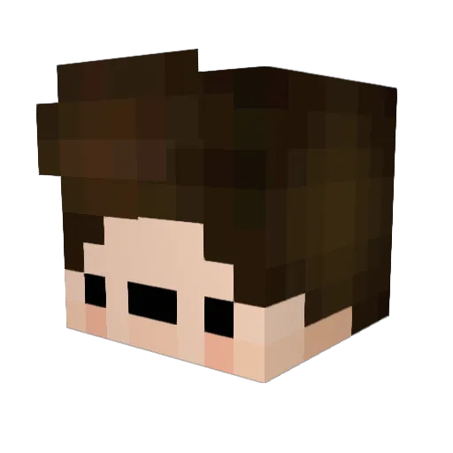 Schnarchkanone2 Minecraft avatar head, 3D render