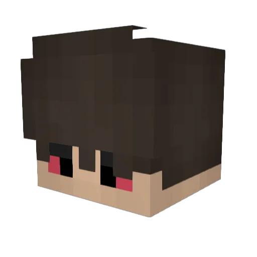 SchneeTaXi420 Minecraft avatar head, 3D render