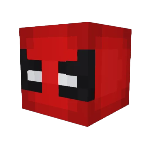SchneemannHD Minecraft avatar head, 3D render