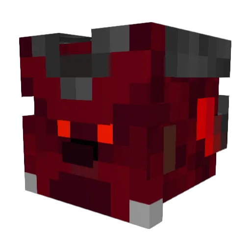 Schnegus Minecraft avatar head, 3D render