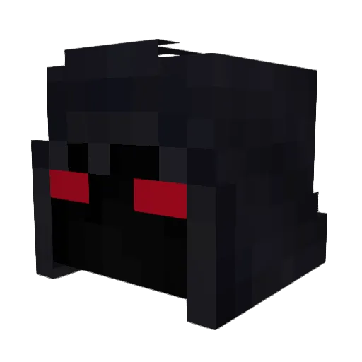 Schnelzii Minecraft avatar head, 3D render