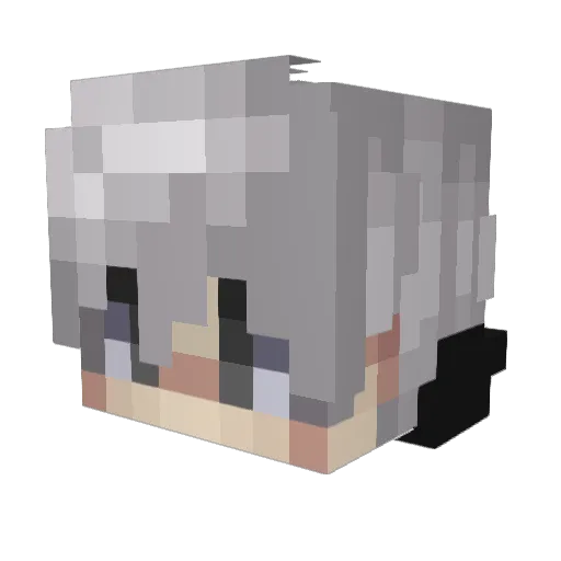 Schniefstoff Minecraft avatar head, 3D render