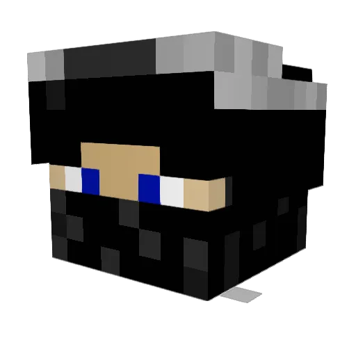Schnitzel16 Minecraft avatar head, 3D render