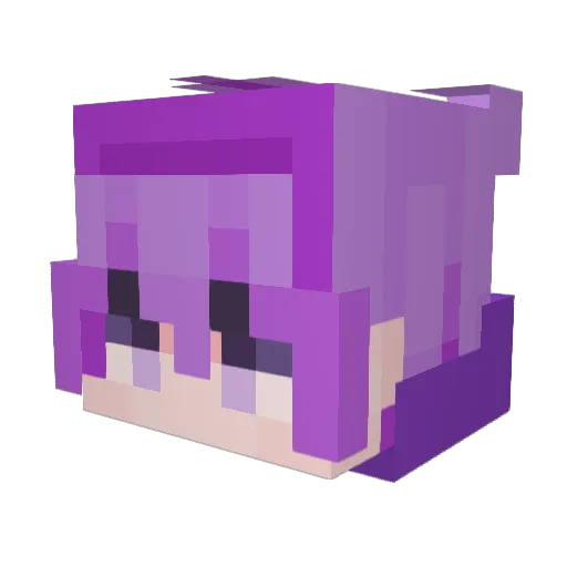 Schnitzel2042 Minecraft avatar head, 3D render