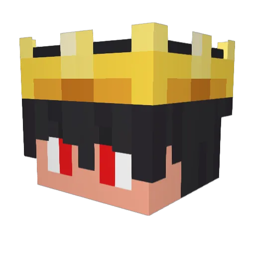 Schnitzel22 Minecraft avatar head, 3D render