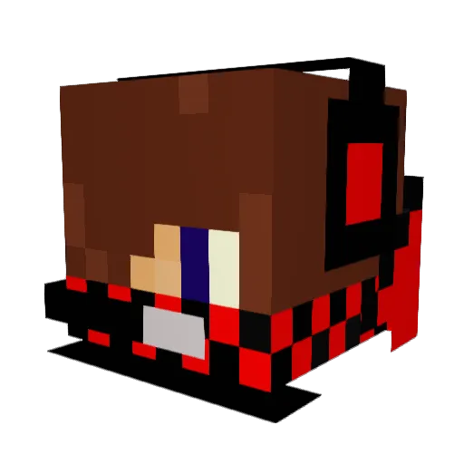 SchnitzelFarmer Minecraft avatar head, 3D render