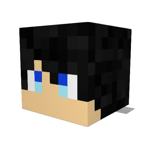 Schnitzel_Kuchen Minecraft avatar head, 3D render