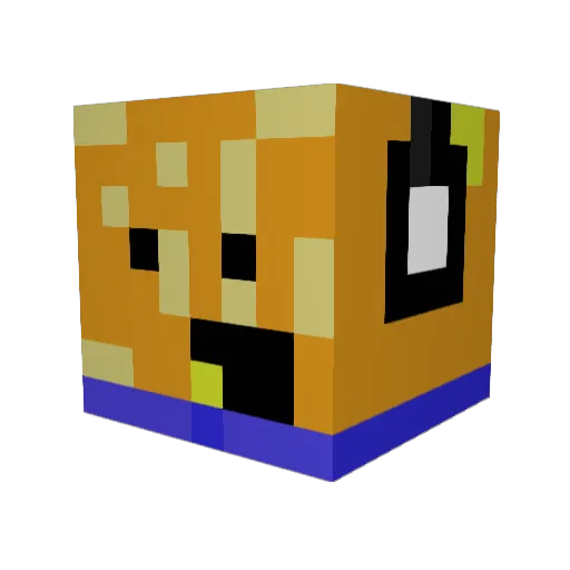 Schnitzel_toast Minecraft avatar head, 3D render